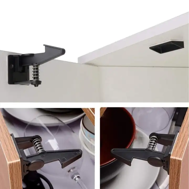 Child Security Cabinet Locks Latches 12 Pack Kids Baby Proofing