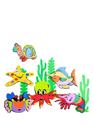 โฟมติดผนังห้อง Sea Animals Collection รุ่น 09DC00900A