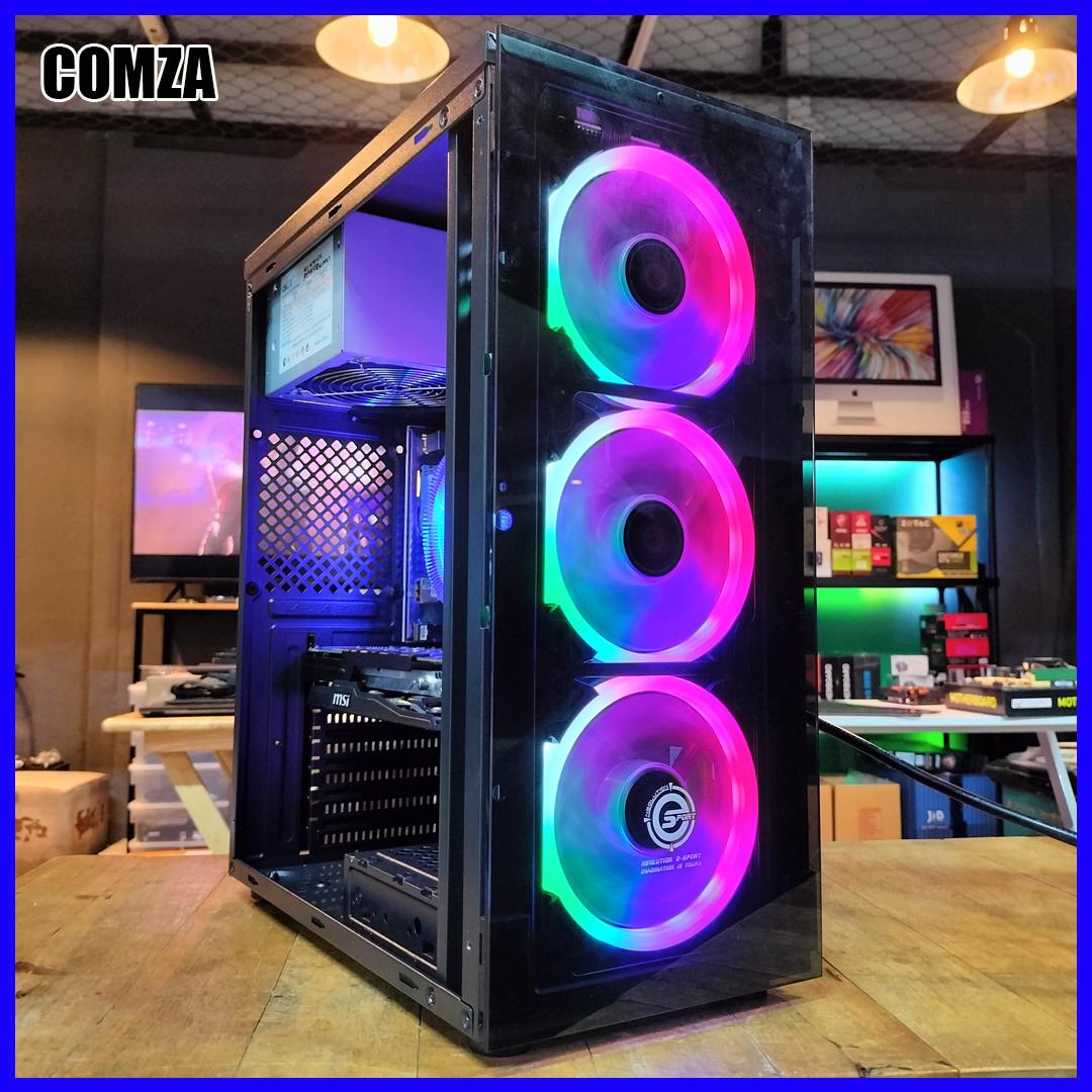 Comza คอมพิวเตอร์ ครบชุด พร้อมใช้ Core-i5 GTX 1050Ti 4Gb Ram 8Gb ทำงาน ตัดต่อ ...