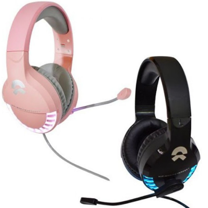 OKer ชุดหูฟังรุ่นM18 หูฟังเกมมิ่ง มีไมค์ Hifi Gaming Headset Headphone Esport(USB + มีไฟ)
