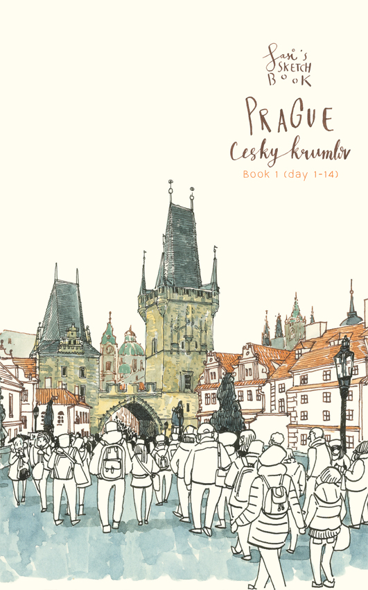 Sasi's Sketch Book  28 Days in Europe PRAGUE CESKY KRUMLOV (book1)