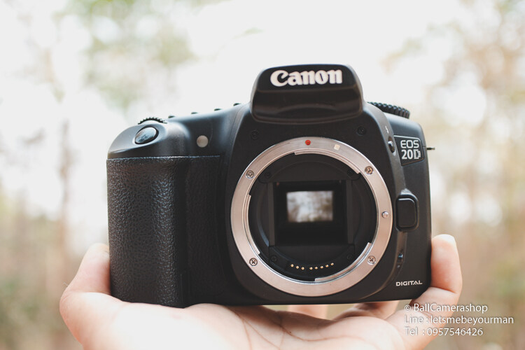 ขายกล้อง Digital DSLR Canon 20D กล้อง SemiPro ไฟล์สวย สีอ่อน เหมาะกับทำภาพสีโทนฟิล์ม