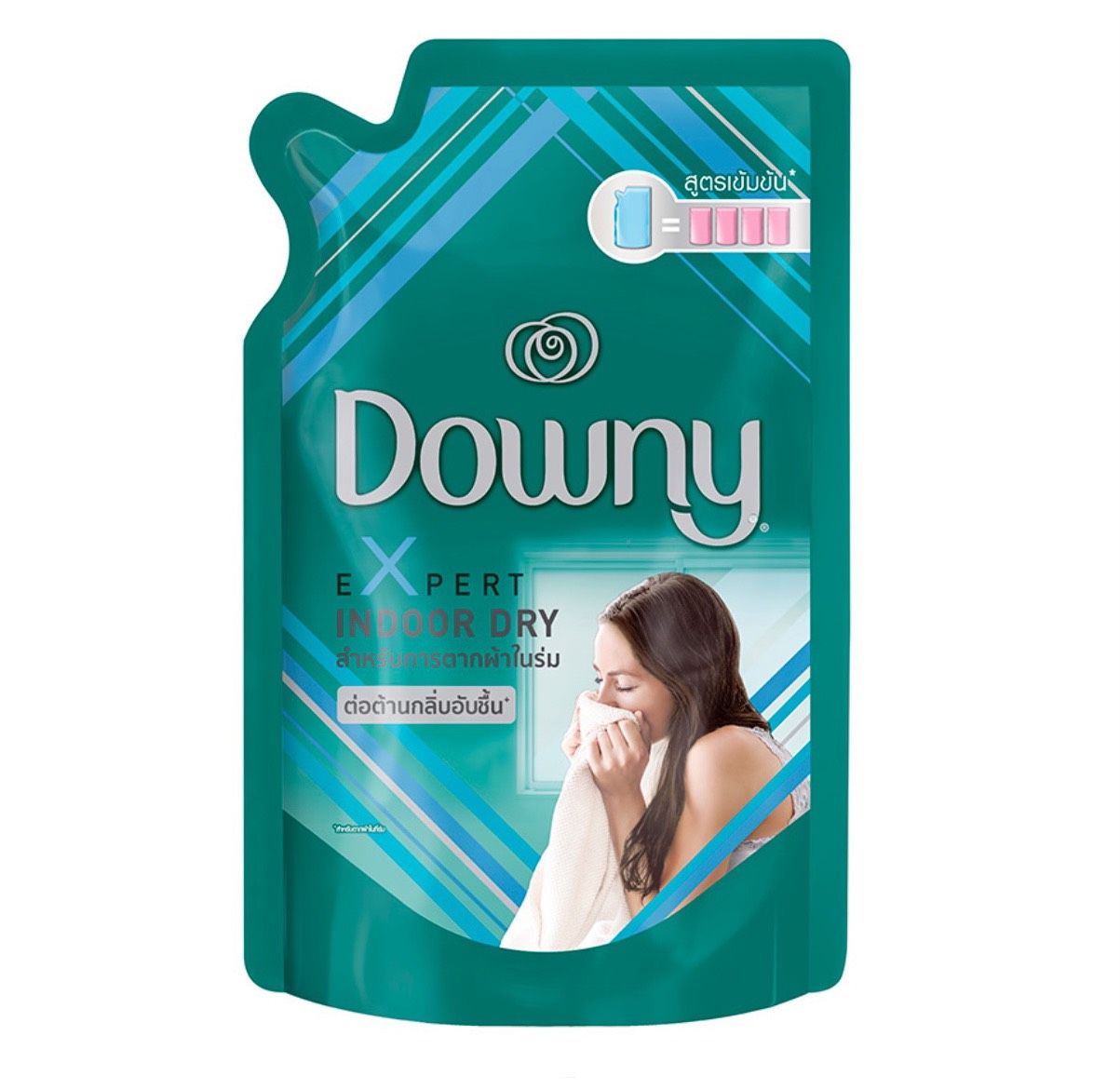 (มีคูปองส่งฟรี) Downy ดาวนี่ ผลิตภัณฑ์ปรับผ้านุ่มชนิดถุงเติม สูตรเข้มข้น ขนาด560มล(สูตรผ้าในร่ม)1ถุง