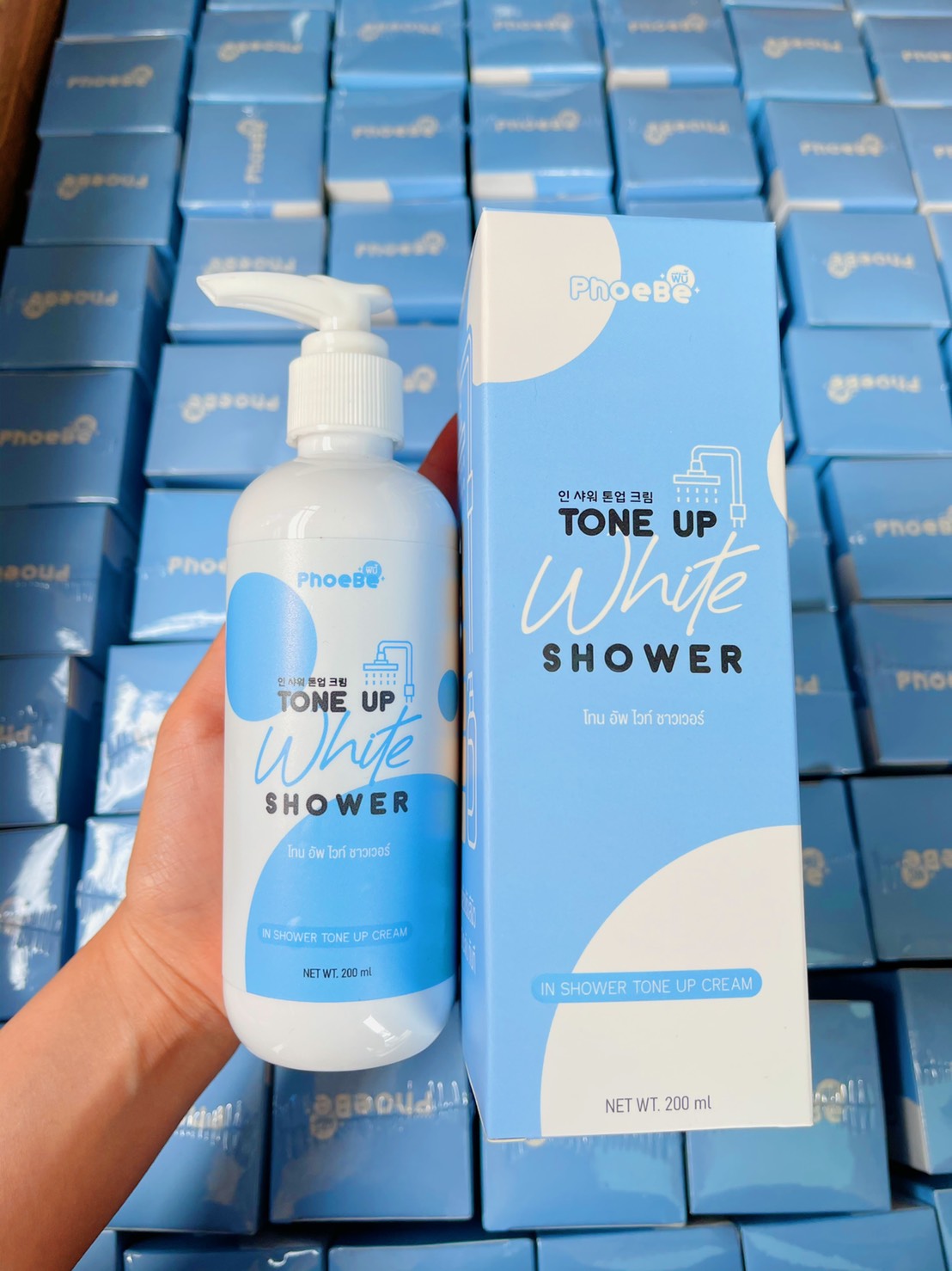 ครีมอาบน้ำ ฟีบี้ โทน อัพ ไวท์ ชาวเวอร์ PhoeBe Tone Up White Shower ช่วยให้ผิวขาวใส ชุ่มชื่น ขนาด 200 ml. พร้อมส่ง