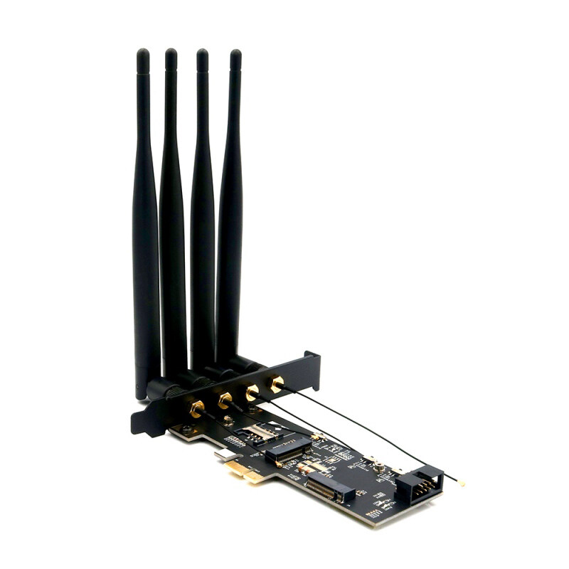 Bảng giá NGFF M.2 M2 Key B and Key a To PCIe 1X Adapter 3G/4G and WiFi Card Adpater PCI-E for Desktop Phong Vũ