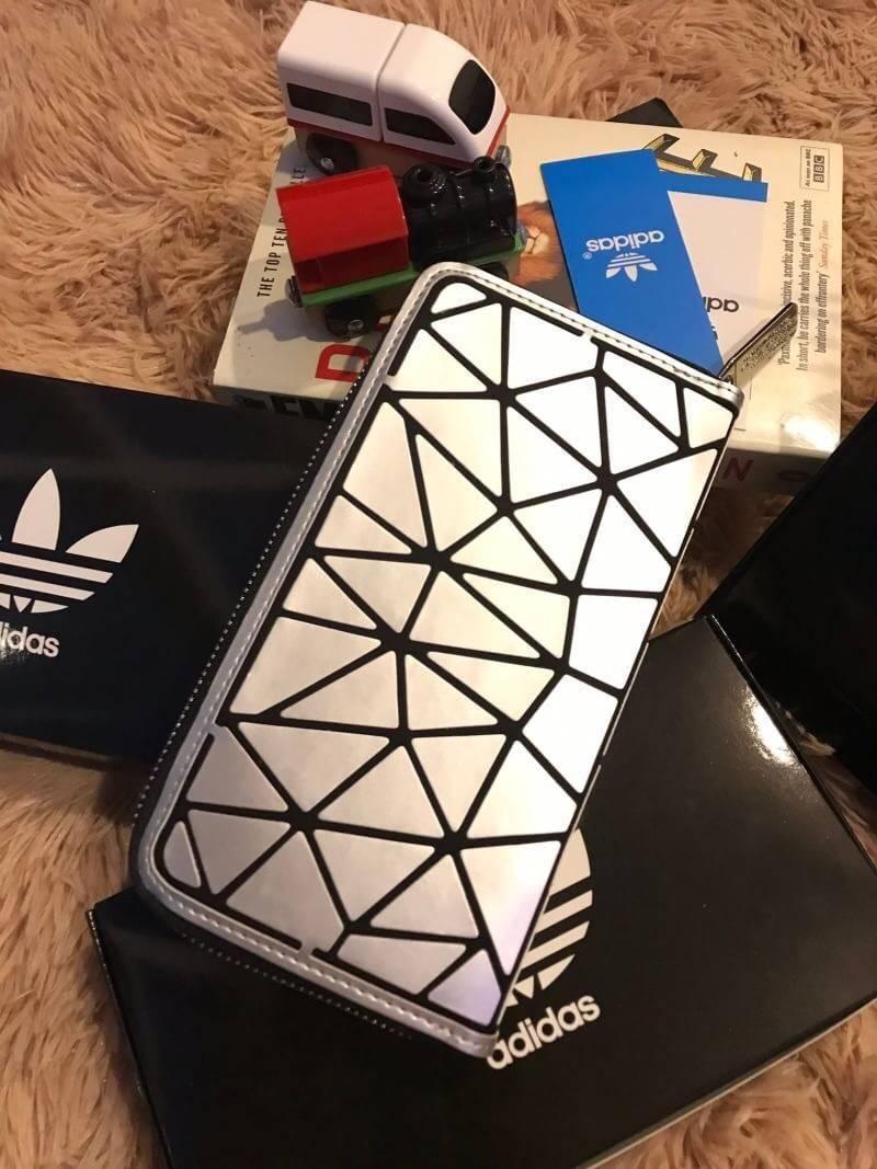Adidas 3D Long wallet กระเป๋าสตางค์ สไตล์สปอรต์ รุ่นunisex ดีไซน์สุดฮิตสไตล์ ISSEY MIYAKE สี Colorful