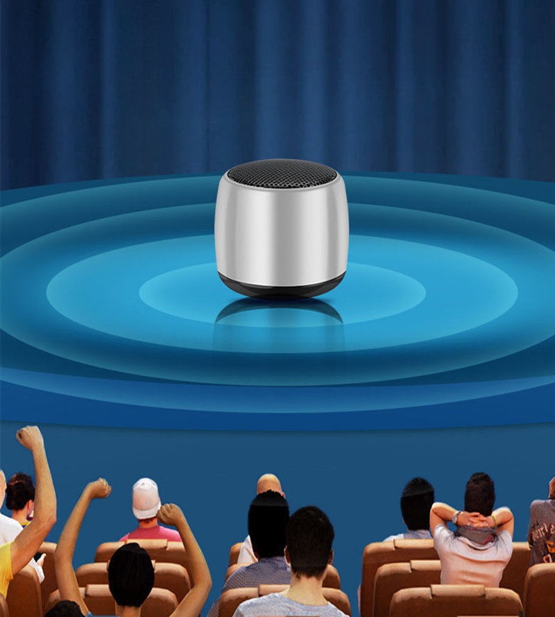 Bluetooth Speaker Mini Wireless Speaker Portable Metal HiFi TWS Loudly ...
