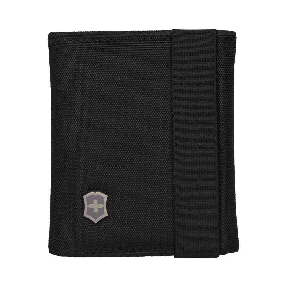 Victorinox กระเป๋าสตางค์ รุ่น Travel Accessory 5.0, Tri-Fold Wallet, Black (610394)
