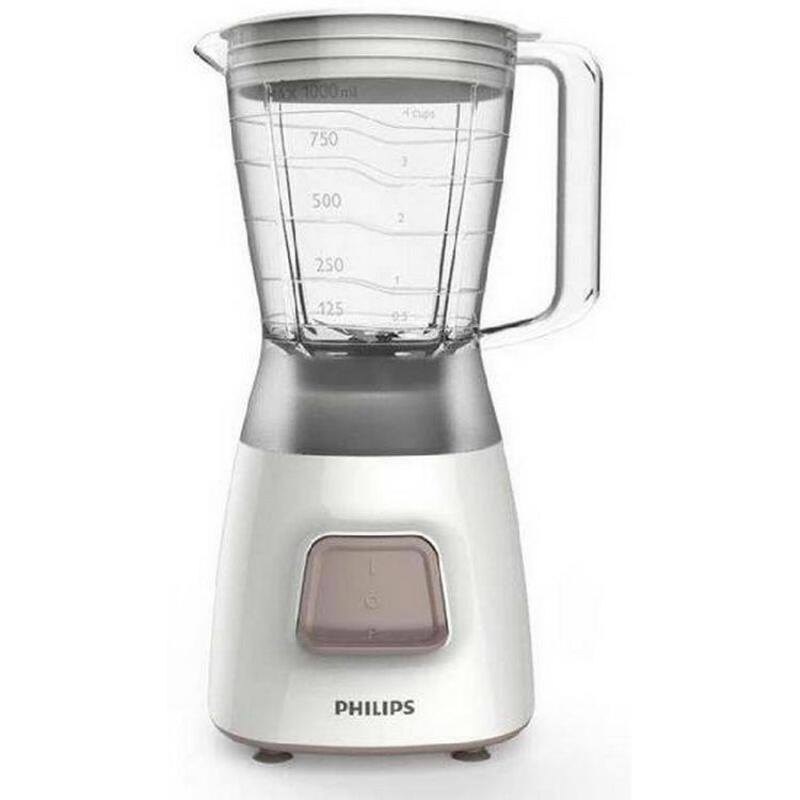 PHILIPS Daily Collection เครื่องปั่น (450W, 1.25 ลิตร) รุ่น HR2051 สีขาว