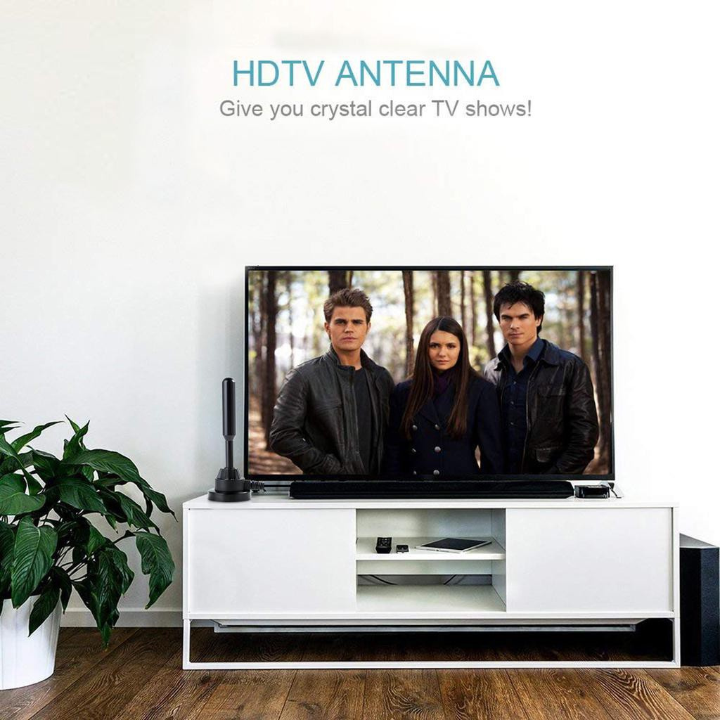 เสาอากาศทีวี เสาอากาศทีวีและวิทยุระบบดิจิตอล DVB-T 174 to 230MHZ Indoor Gain 3.5dBi Digital DVB TFM Antenna 5Mทีวี digital