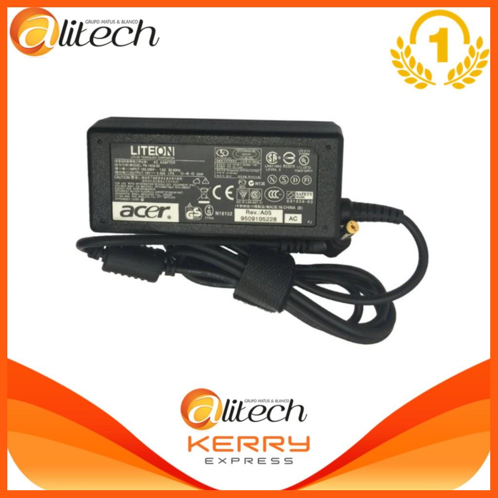 Best Quality Acer Adapter 19V/3.42A 5.5 x 1.7mm (Black) อุปกรณ์เสริมรถยนต์ car accessories อุปกรณ์สายชาร์จรถยนต์ car charger อุปกรณ์เชื่อมต่อ Connecting device USB cable HDMI cable