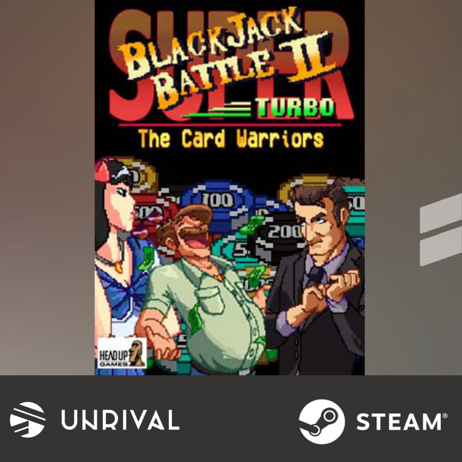 [Hot Sale] Super Blackjack Battle 2 Turbo Edition - The Card Warriors PC Digital Download Game (Multiplayer) - Unrival