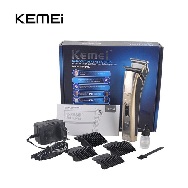 ♈  Kemei ปัตตาเลี่ยนไฟฟ้าไร้สาย ปัตตาเลี่ยน รุ่น KM-5017