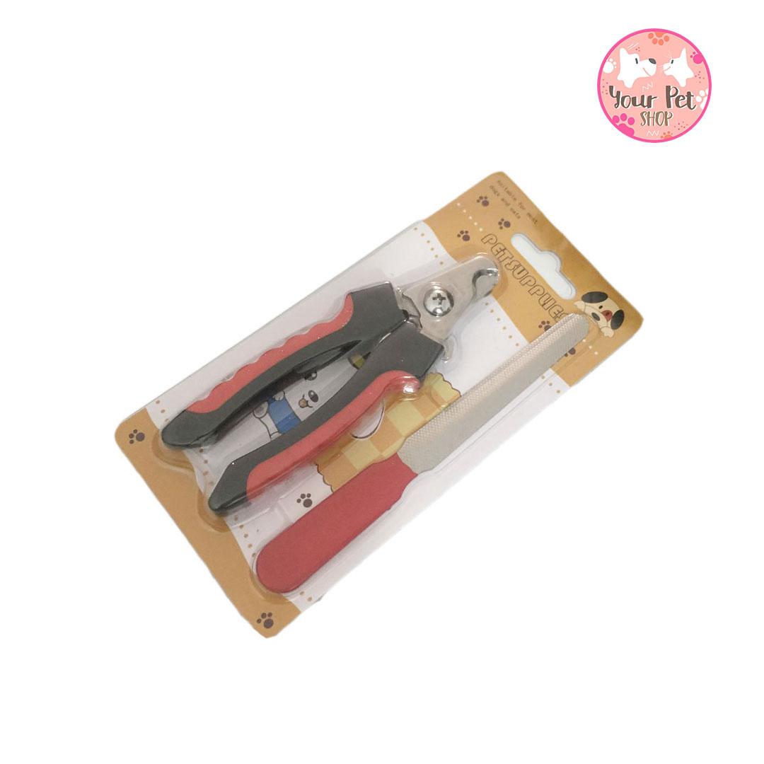 ราคา Nail Scissors กรรไกรตัดเล็บพร้อมตะไบแมวและสุนัขพันธุ์เล็ก กรรไกร