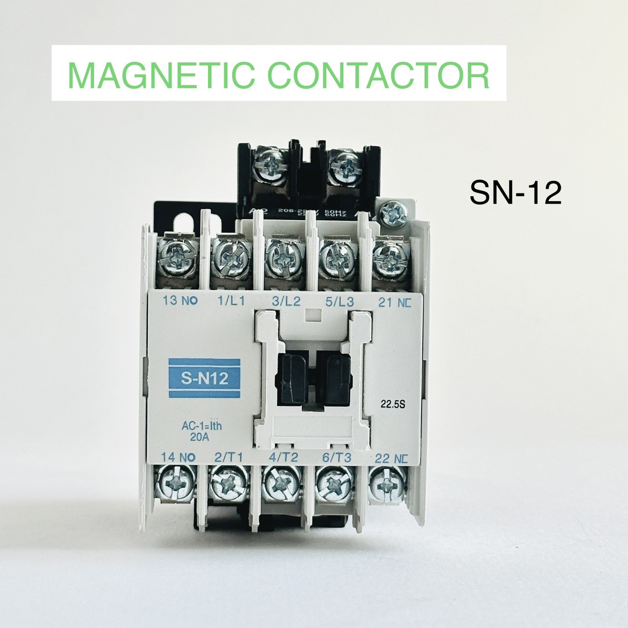 แมกเนติก คอนแทคเตอร์ SN12 Contactor AC24V AC48V AC110V AC220V