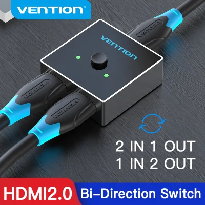 Vention HDMI Switcher Bi-Direction galaxy4 K Battery Hz for TV / PC galaxy4 K 2.0 HDMI Switch htc2 in you out/700tvl1 in htc2 out HDMI Splittter Switcher