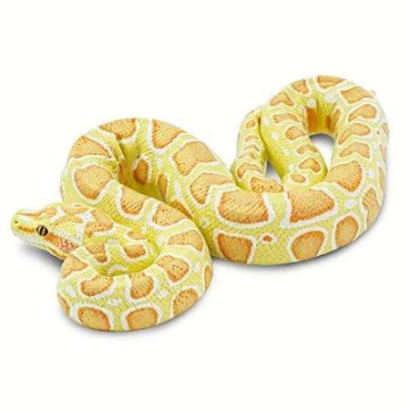 Safari Ltd. : SFR100250 โมเดลสัตว์ Albino Burmese Python
