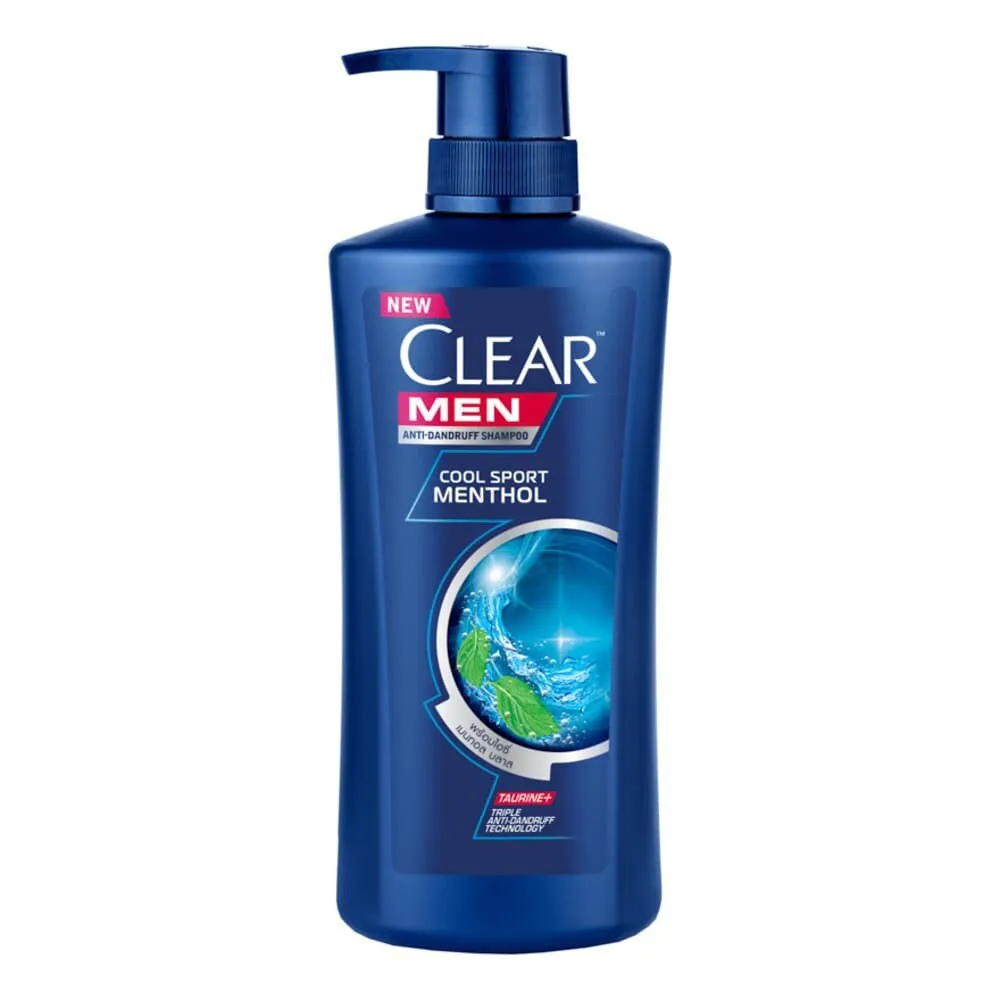 SuperSale63 เคลียร์ Clear 435-480 มล. หัวปั้ม ยาสระผม แชมพูสระผม แชมพูขจัดรังแค คลูเมนสปอร์ต