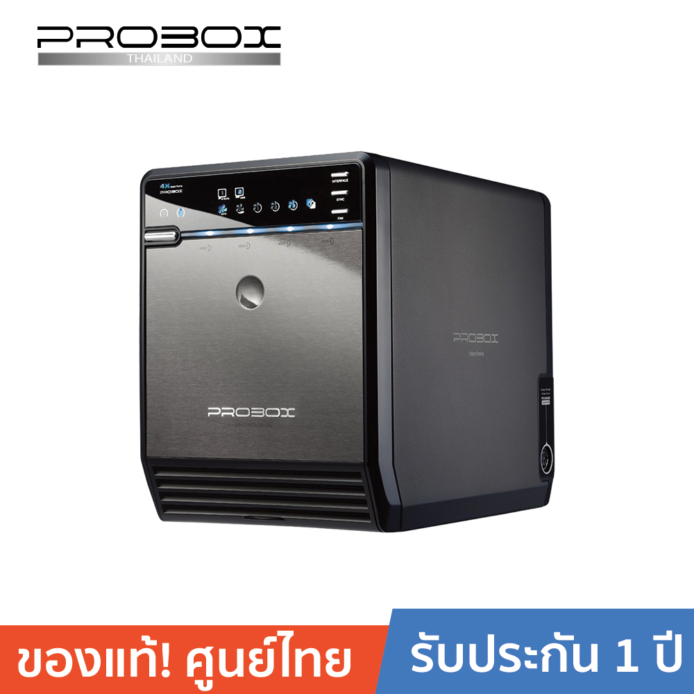 PROBOX 4 bay 3.5 SATA Hard Drive Enclosure USB 3.0 & eSATA รุ่น HF2