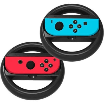 ส่วนประกอบของเกม พวงมาลัย Nintendo Switch [กล่องละ 2 อัน] [เล่น mariokart8] [iplay Switch Handle steering wheel] [Joy Co