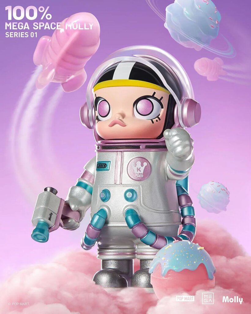 Mega Space Molly - 100% - Series 1 - ของแท้ - Pop Mart [โมเดลมอลลี่ ...