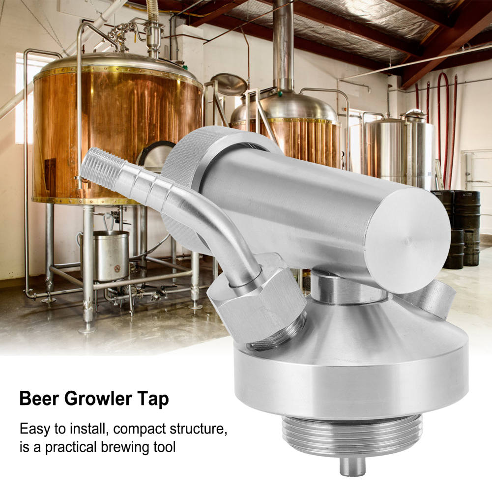ถังเบียร์หอกเบียร์สแตนเลสผู้ปลูกเบียร์ Tap Dispenser Quick Connector สำหรับถัง 2‑10L