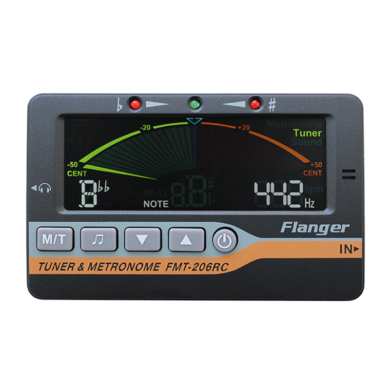 Flanger Instrument Tuner Metronome and Tone Generator 3 in 1 for Guitar