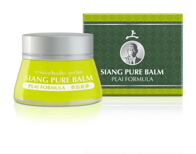 Siang Pure Balm Plai Formula (สมุนไพรพรีเมี่ยม) กลิ่นไพล ขนาด 20 กรัม