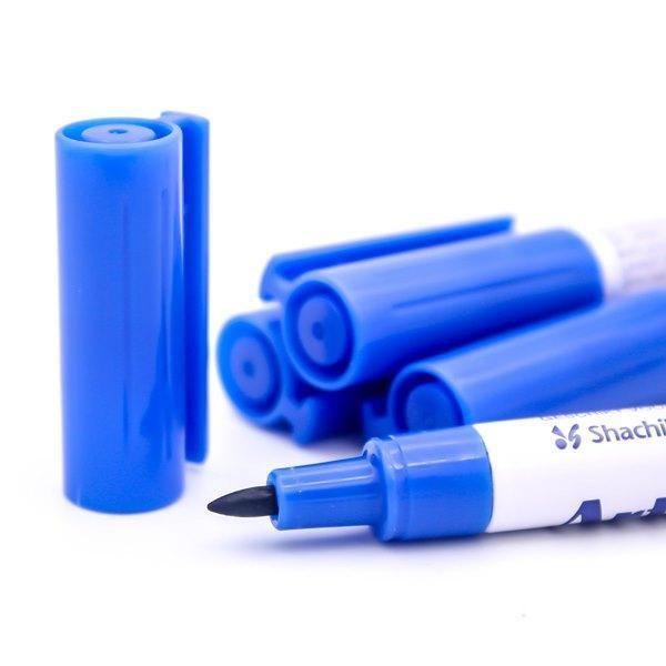 Electro48 Artline ปากกาเขียนผ้า อาร์ทไลน์ ชุด 4 ด้าม (สีน้ำเงิน) แห้งทันที และกันน้ำ