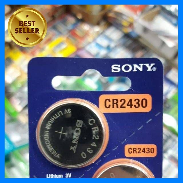 ถ่าน Sony CR2430 Lithium 3V จำนวน 1ก้อน ของแท้ เลือก 1 ชิ้น อุปกรณ์ถ่ายภาพ กล้อง Battery ถ่าน Filters สายคล้องกล้อง Flash แบตเตอรี่ ซูม แฟลช ขาตั้ง ปรับแสง เก็บข้อมูล Memory card เลนส์ ฟิลเตอร์ Filters Flash กระเป๋า ฟิล์ม เดินทาง