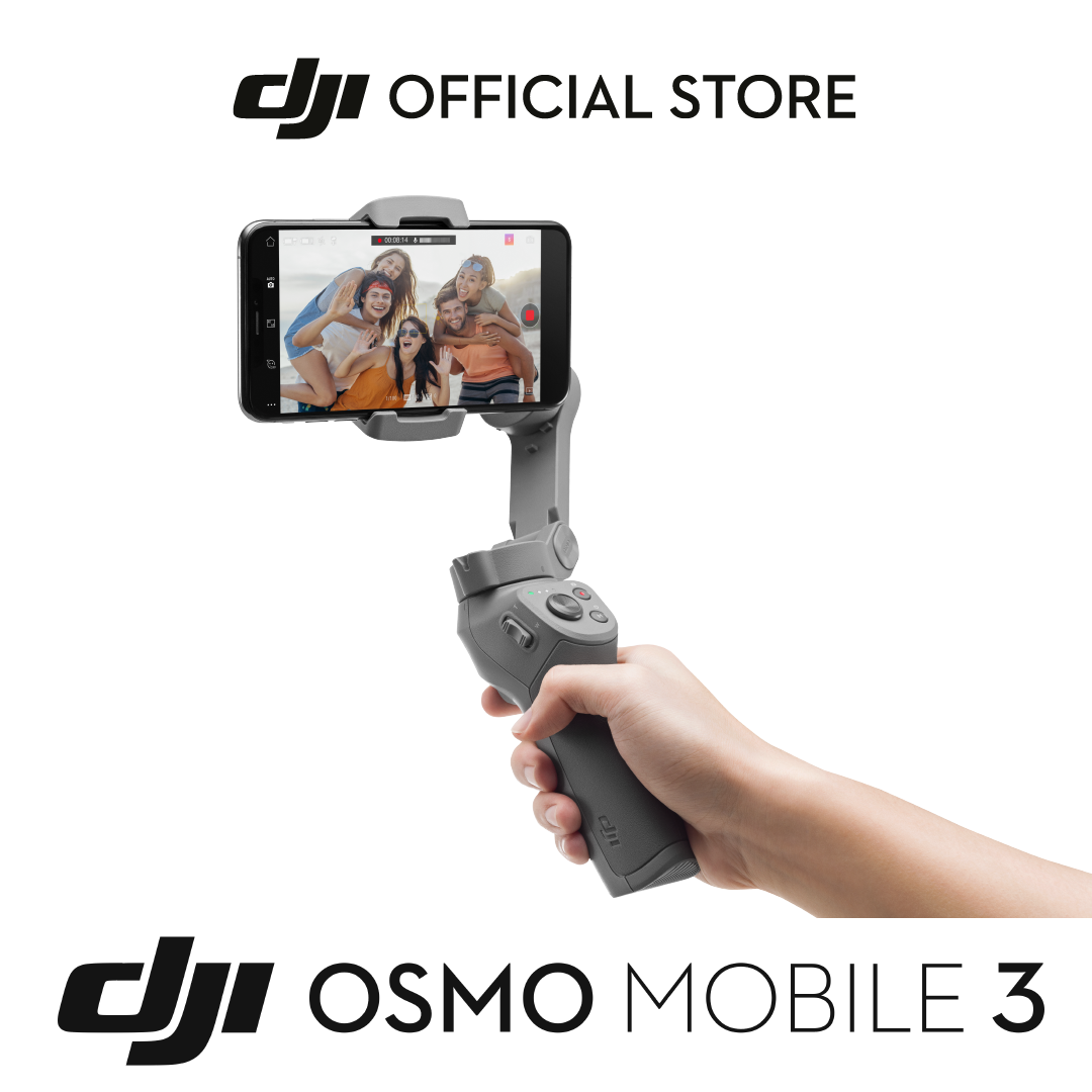 DJI OSMO MOBILE 3 I ดีเจไอ OSMO MOBILE 3 I ดีไซน์พับเก็บได้มากกว่าเดิม พกพาสะดวกสุดๆ