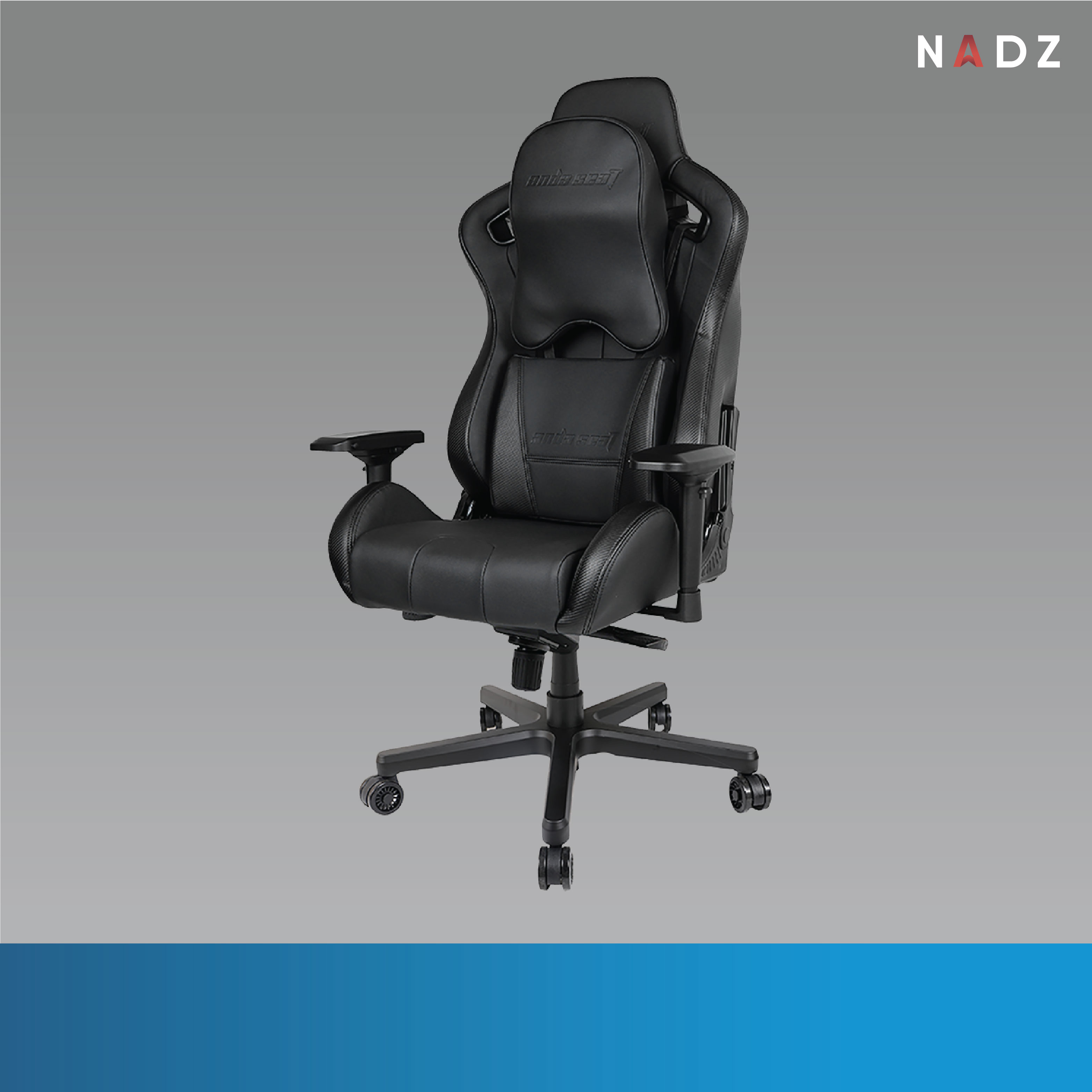ANDA Seat Dark Knight Premium Gaming Chair (BLACK) ** เนื่องจากสถานการณ์โควิด 19 งดประกอบสินค้าทุกกรณีจนกว่าจะมีการเปลี่ยนแปลง **