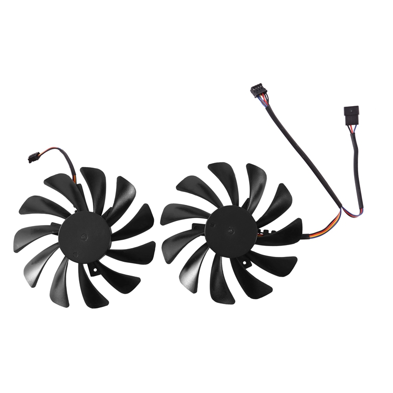 2Pcs/Set 95mm Gpu Cooler Fan for XFX RX 590 Fatboy,RX 580 GTS Graphics Card