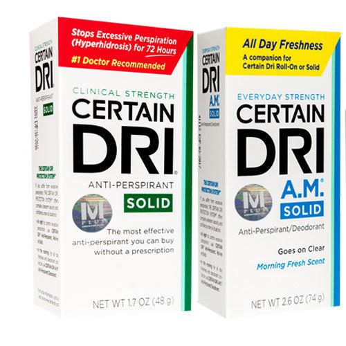 รีวิว Certain Dri โรลออนระงับเหงื่อและกลิ่นกาย Dri Solid + Certain Dri