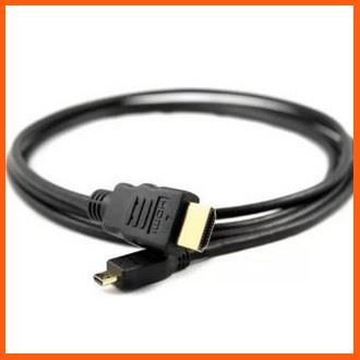 Best Quality HDMI Micro HDMI to HDMI Cable 1.5 M (Black) อุปกรณ์เสริมคอมพิวเตอร์ computer accessories สายชาร์จกล้องติดรถยนต์ car camera charger อุปกรณ์ระบายความร้อน cooling device กล้องและอุปกรณ์ถ่ายภาพ Camera and photographic equipment