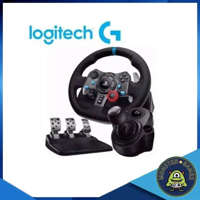 ภาพหน้าปกสินค้าพวงมาลัย Logitech G29 + เกียร์ (ประกันศูนย์ 2 ปี)(Driving force racing wheel and shifter Logitech G29)(พวงมาลัย Logitech G29 + เกียร์)(พวงมาลัย Logitech G29) จากร้าน Monster Games บน Lazada