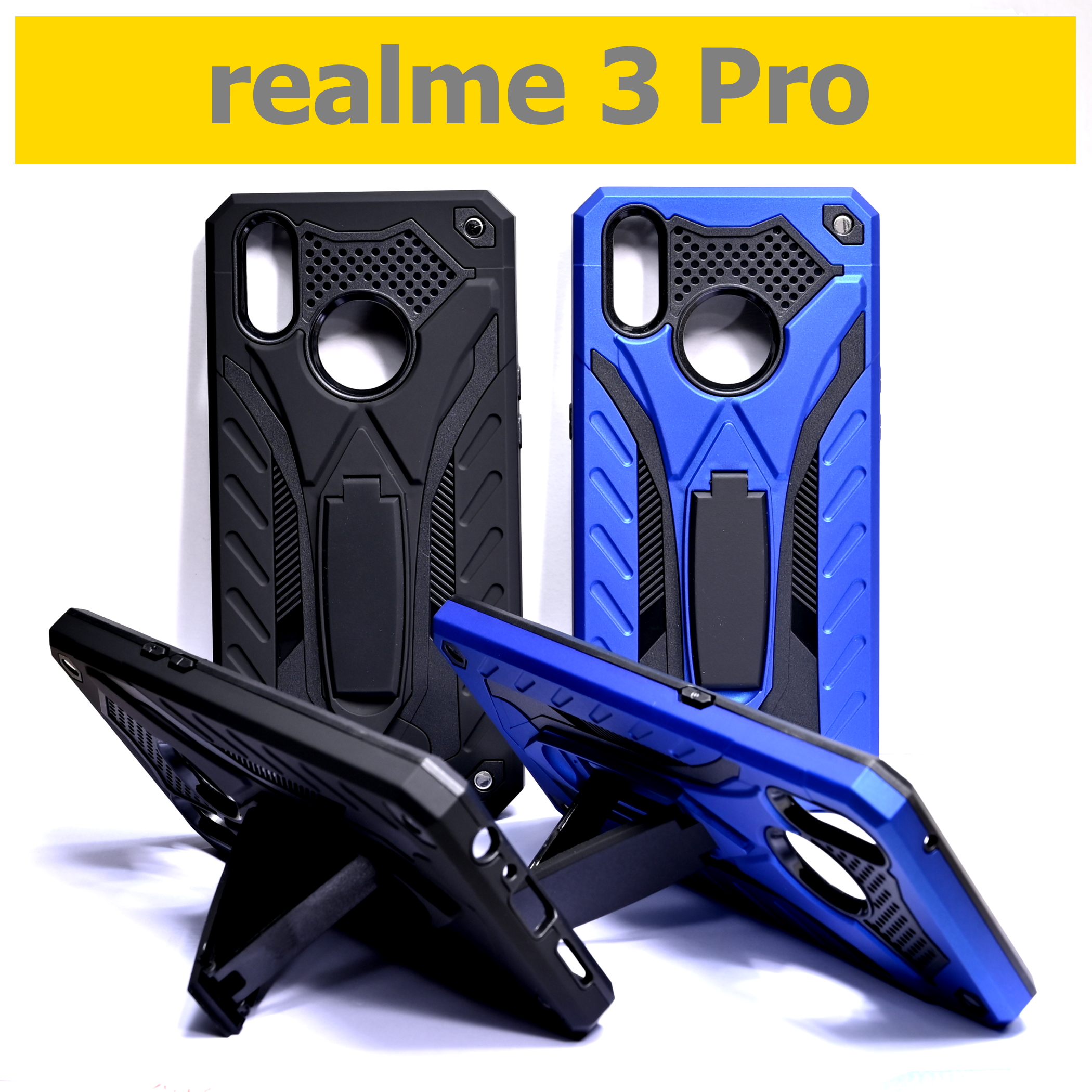 เคส realme 3 Pro - เคสหุ่นยนต์ เรียวมี กันกระแทก วางตั้งได้ | Lazada.co.th