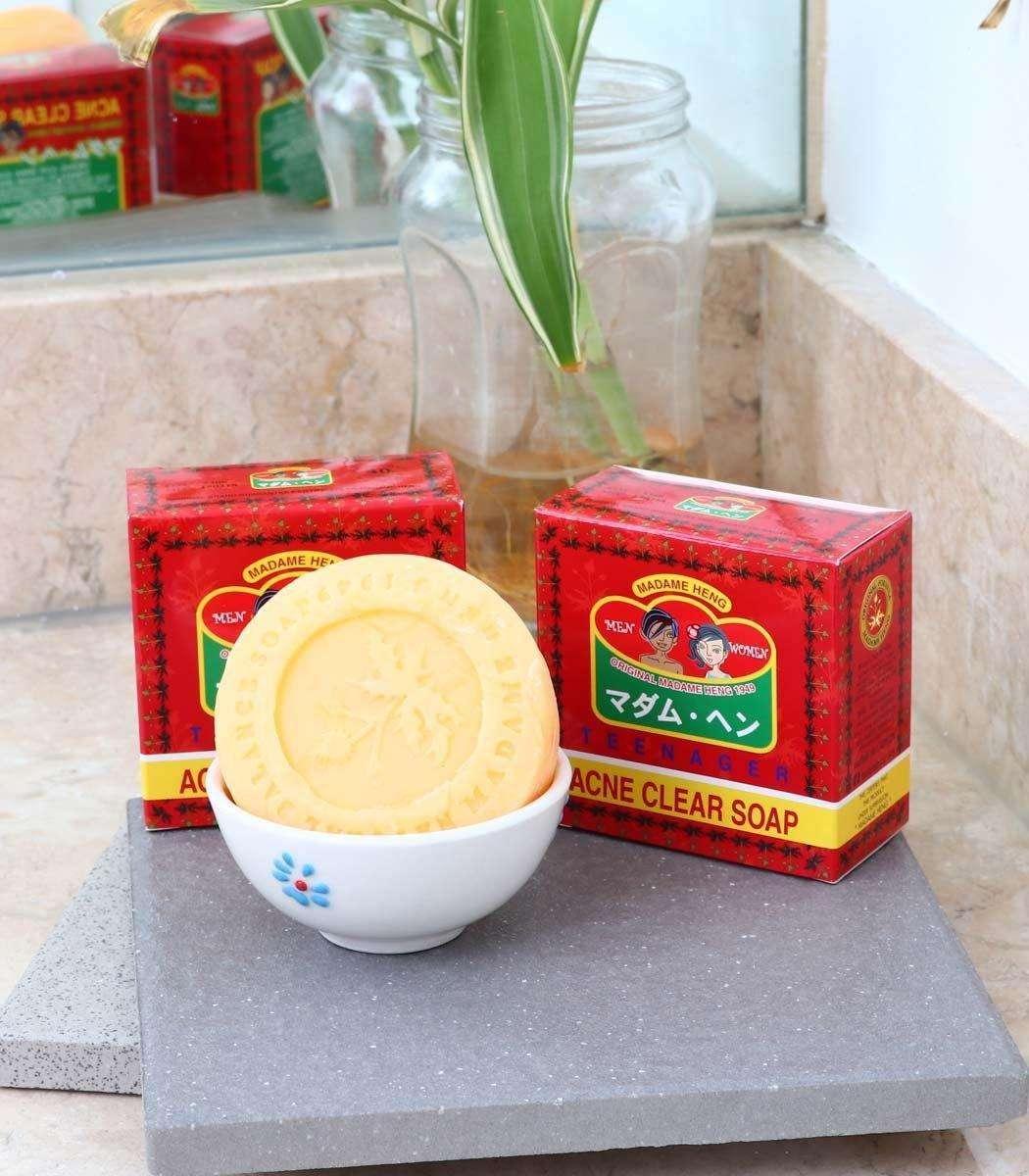 สบู่ป้องกันสิว Madame Heng Acne Clear Soap