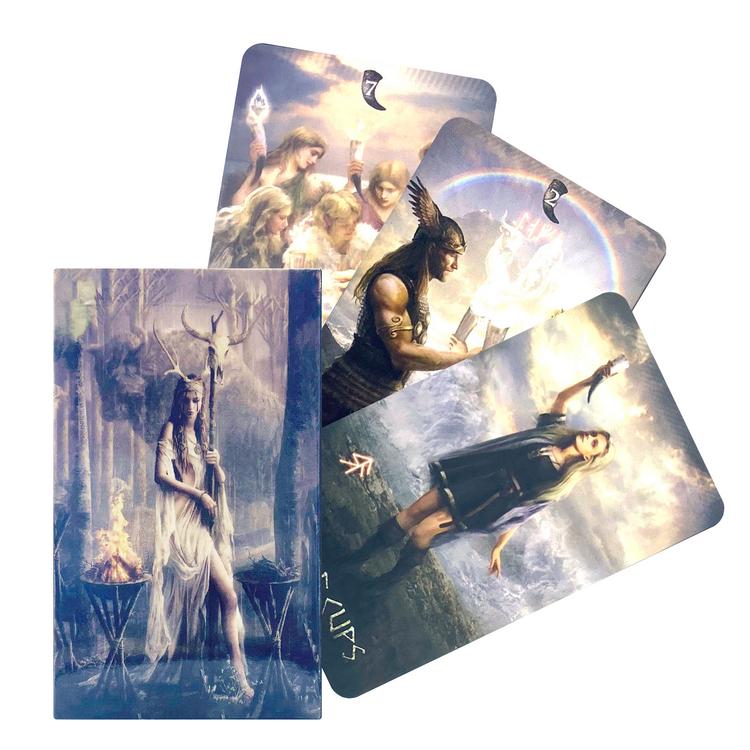 English Version Runic Tarot Cards For Fate Divination New Tarot Deck