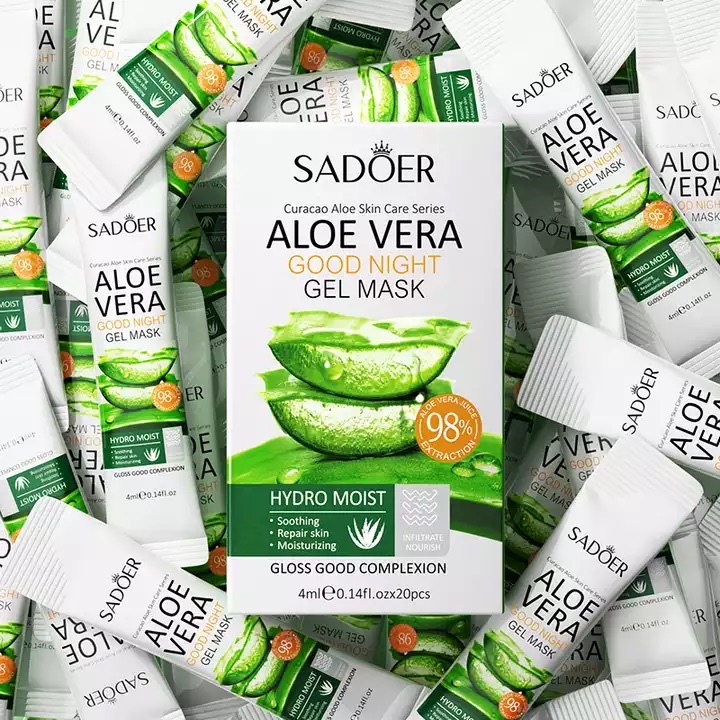 SADOER ALOE VERA GEL MASK มาส์กว่านหางจระเข้ Lazada.co.th