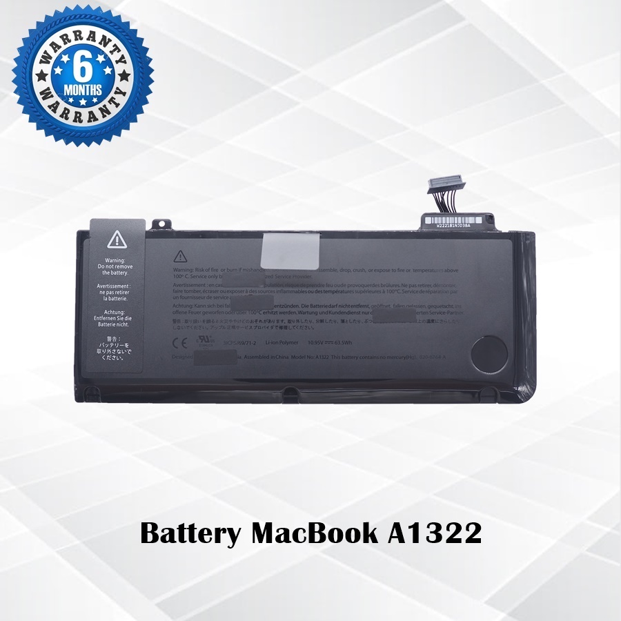 Battery Macbook A1322 , A1278 / แบตเตอรี่แมคบุ๊ค พาท A1322 , A1278