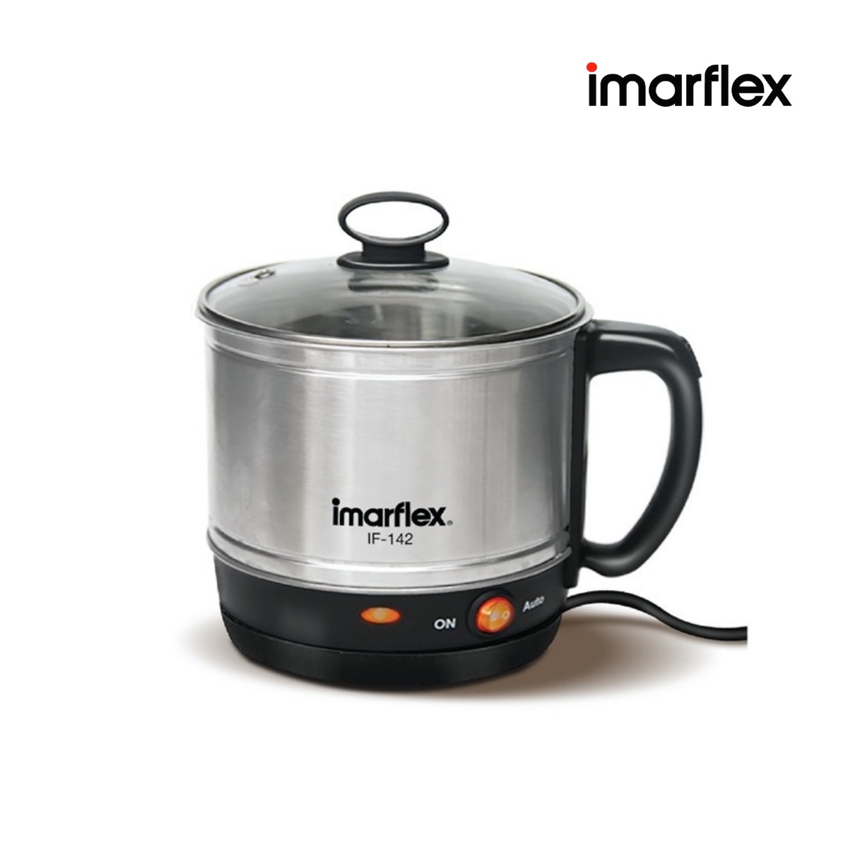 รูปสินค้า Imarflex หม้อต้มอเนกประสงค์ 1.2 ลิตร รุ่น IF-142
