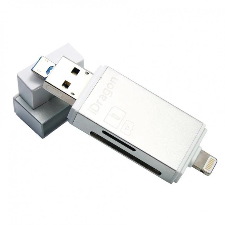 iDragon iDiskk Pro Card Reader Micro SD/SD Card USB 3.0 แฟลชไดร์ฟ