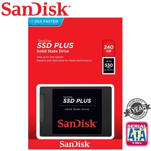 สินค้า SanDisk 240GB SSD Plus 2.5\"