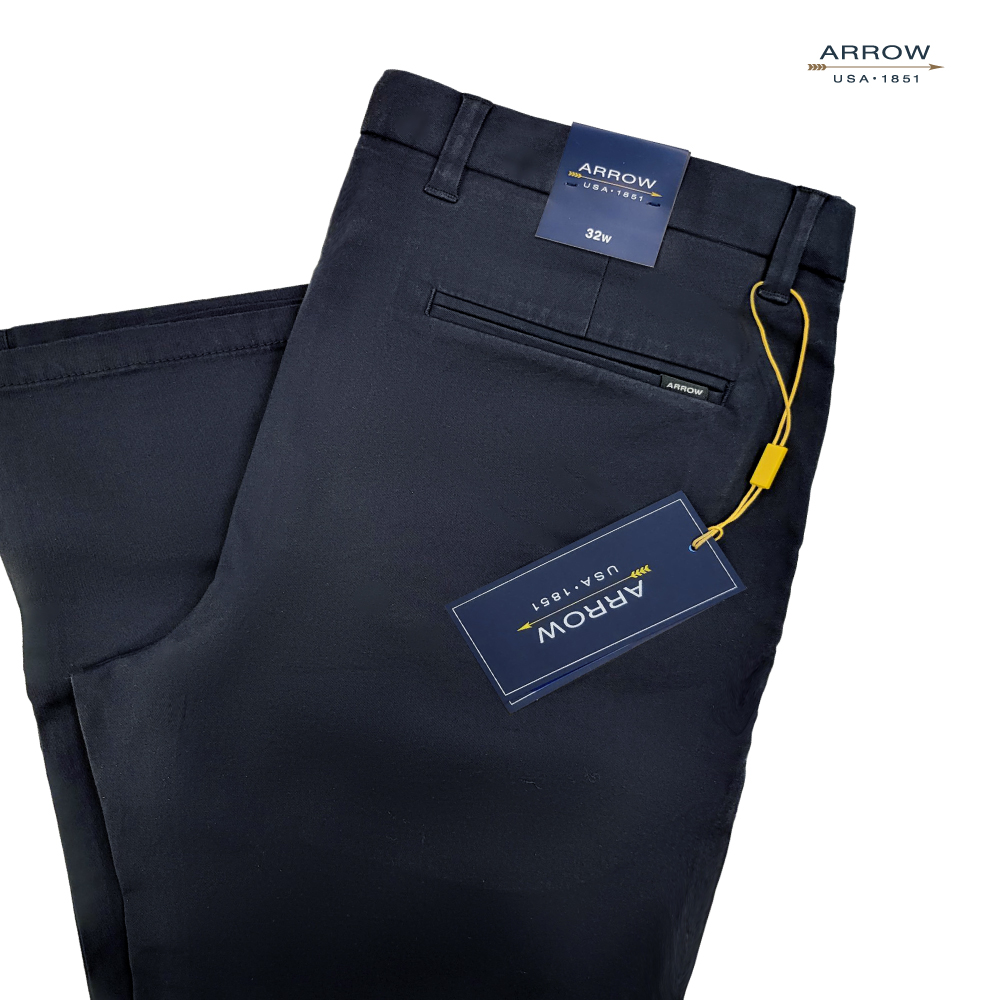 Buy ARROW SPORT Smart Flex Bronson Slim Fit Casual Trouser | Shoppers Stop