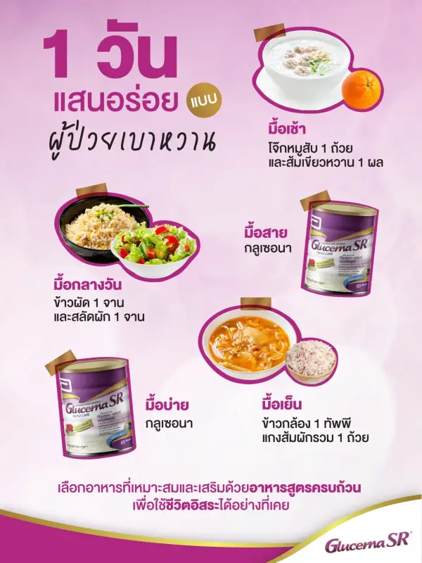 ภาพสินค้าGla SR Triple Care กลูเซอน่า เอสอาร์ (2x400g) ทริปเปิ้ลแคร์ จากร้าน pmn healthcare บน Lazada ภาพที่ 4