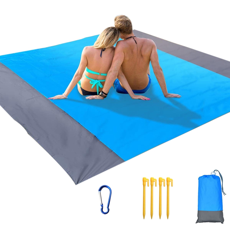 Beach Blanket, 210 x 200cm Picnic Blanket Extra Large Waterproof Beach