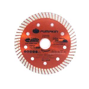 PUMPKIN ใบตัดเพชรพัมคิน 4 นิ้ว ใบตัดหิน คอนกรีต กระเบื้อง รุ่น ออเรนจ์ ไดมอนด์ Slim Turbo