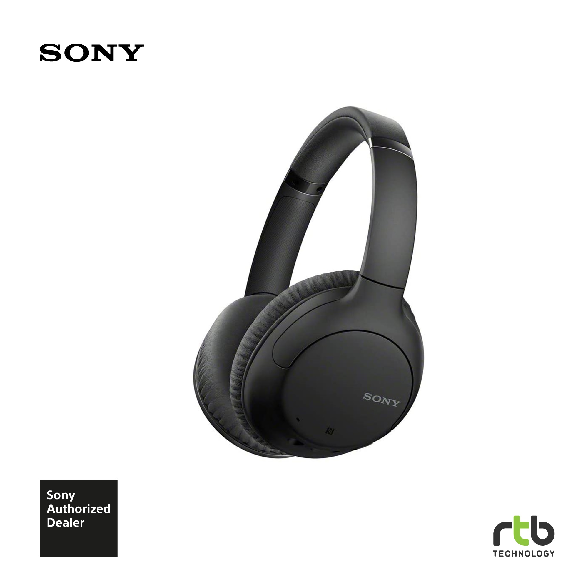 Sony หูฟังไร้สาย ตัดเสียงรบกวน รุ่น WH CH710N - Black