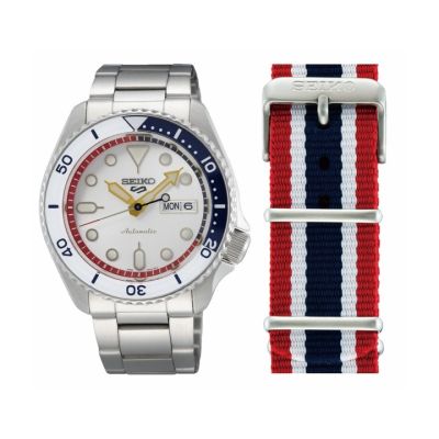 ดูภาพ SEIKO 5 SPORTS THAILAND LIMITED EDITION นาฬิกาข้อมือผู้ชาย รุ่น SRPF91K1 สายสแตนเลส <br/>เพิ่มเติม SEIKO 5 SPORTS THAILAND LIMITED EDITION นาฬิกาข้อมือผู้ชาย รุ่น SRPF91K1 สายสแตนเลส